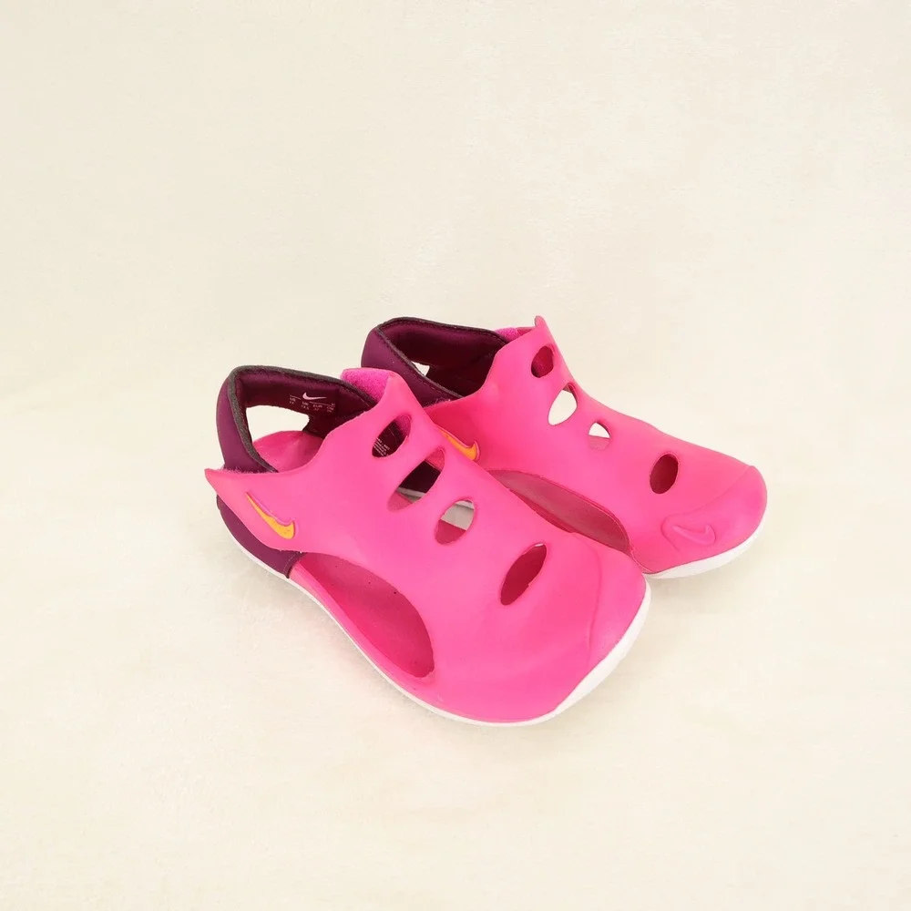 Nike Sunray Protect 3 Pink Purple Kids Sandals DH9462-602 Size 1Y